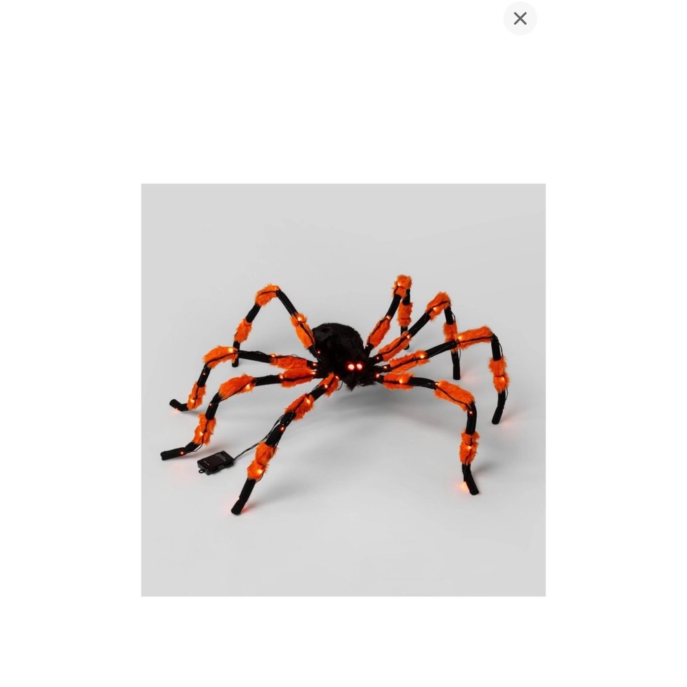 5' LED Hanging Spider Halloween LED Hyde & EEK Boutique